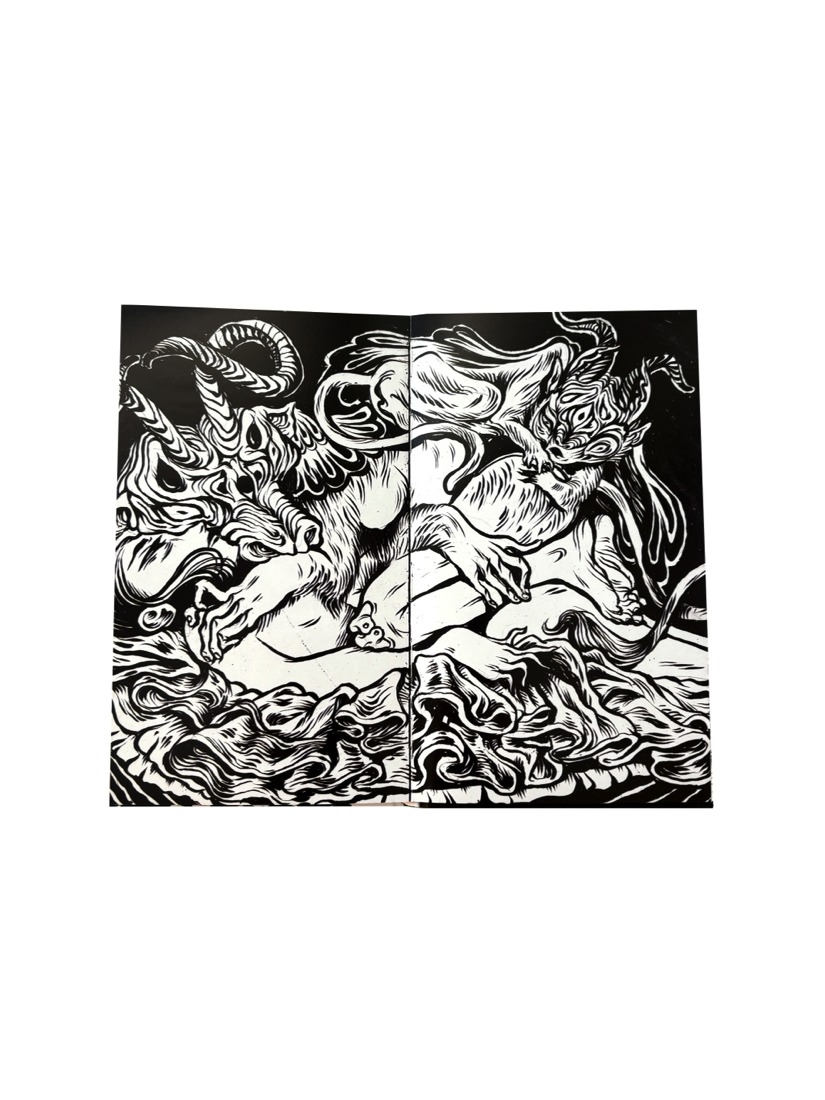 VonZos's tweet photo. "From the intricate and fantastic to the candid and deeply personal, Palimpsest reveals the full breadth of Lauren YS’s creative landscape - unfiltered, urgent, and arrestingly alive."

The book is available now from our website. https://t.co/gpX42UYscw
