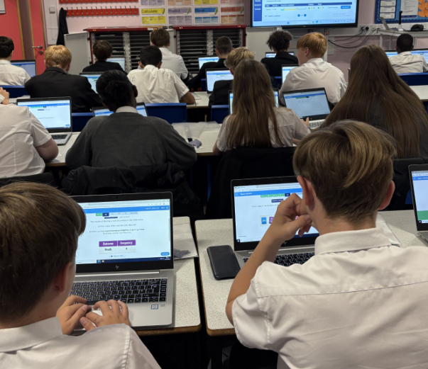 Our Year 8 students were getting set up on Sparx Maths this week, ready to use it for homework. 💻 A great tool to support learning outside the classroom! ➕➖➗🟰