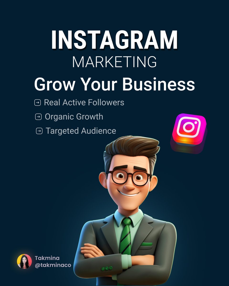 takminco's tweet photo. 🚀 Ready to grow your business on Instagram?
✨ Get REAL, active followers
🌱 100% organic growth
🎯 Laser-targeted audience
Let’s boost your brand with proven strategies!
📩 takmina2k3@gmail.com
#InstagramMarketing #DigitalMarketing #OrganicGrowth https://t.co/GeQYSURmUS