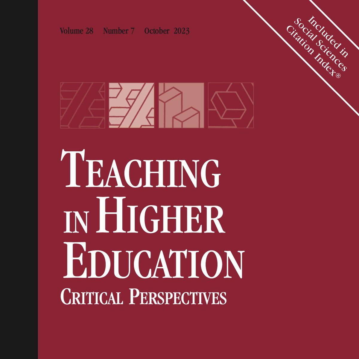 TeachinginHE's tweet image. New publication alert! 🚨
Learning ecologies and collaborative reflective practices in higher education
By Lynn Sheridan et al.
tandfonline.com/doi/full/10.10…
#HigherEducation #Reflection #ReflectivePractice