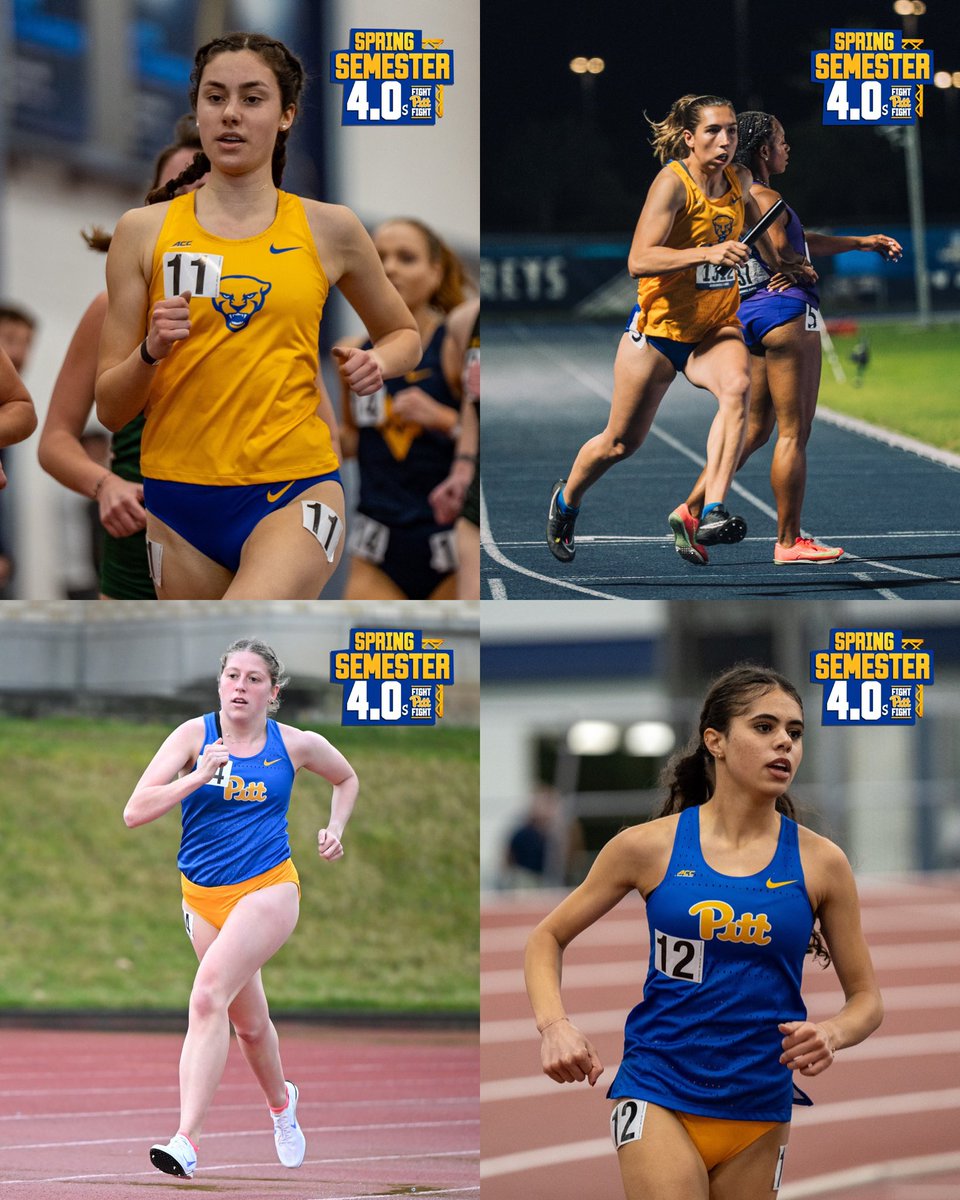 Pitt_TF_XC's tweet image. Academic excellence 💫
Congratulations to our 8️⃣ student-athletes who achieved a 4.0 in the classroom during the spring semester!
🔹Ellen Baker
🔹Jana Bruses
🔹Bella Bufalini
🔹Ella Cook
🔹Caleia Johnson
🔹Natalie Koncoski
🔹Alesia Rengle
🔹Mackenzie Sullivan
