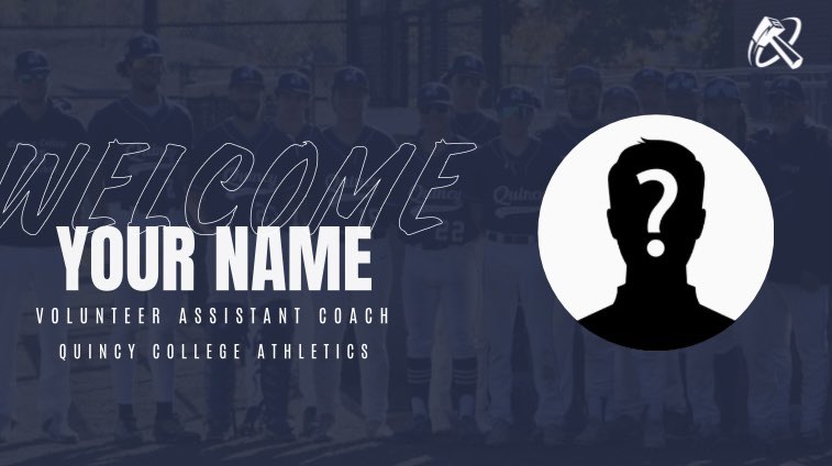 Quincy College Baseball (@quincy_baseball) on Twitter photo Are you our next volunteer baseball coach?
Looking to get into collegiate coaching?
Come be apart of the Granite Family ⚒️
<a href="/coachdolan32/">Jimmy Dolan</a> <a href="/Dolan2James/">James Dolan</a> Are you our next volunteer baseball coach?
Looking to get into collegiate coaching?
Come be apart of the Granite Family ⚒️
<a href="/coachdolan32/">Jimmy Dolan</a> <a href="/Dolan2James/">James Dolan</a>