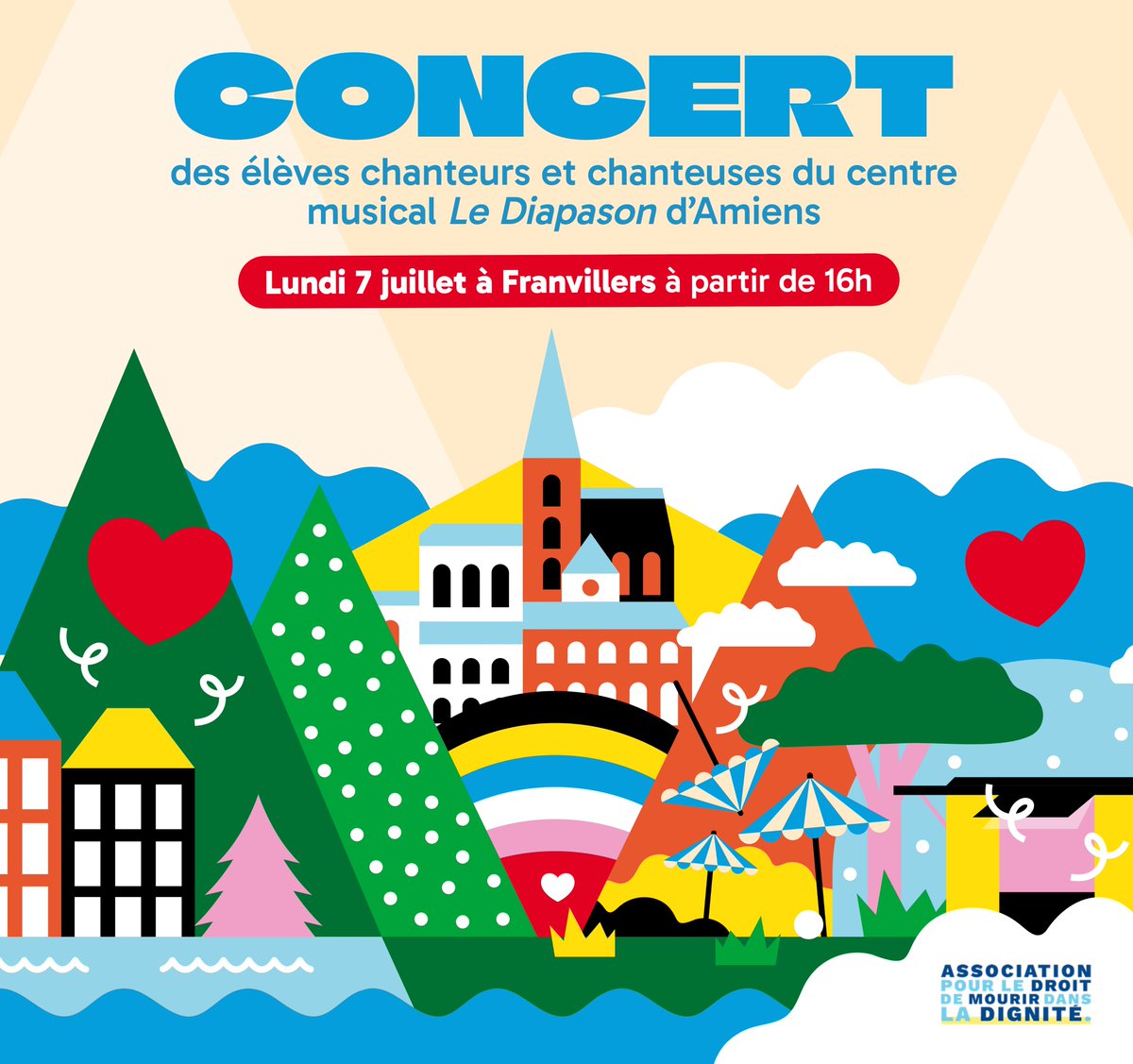 👩🏻‍🦰🎶🎻 C’est une première pour #Franvillers ! Cette petite commune de la Somme accueillera notre village le temps d’une fin d'après-midi d’animations engagées et conviviales. #AdmdTour
👉 Salle des Fêtes (Rue de Contay)
Franvillers, c’est aussi la ville de Loïc Resibois, atteint