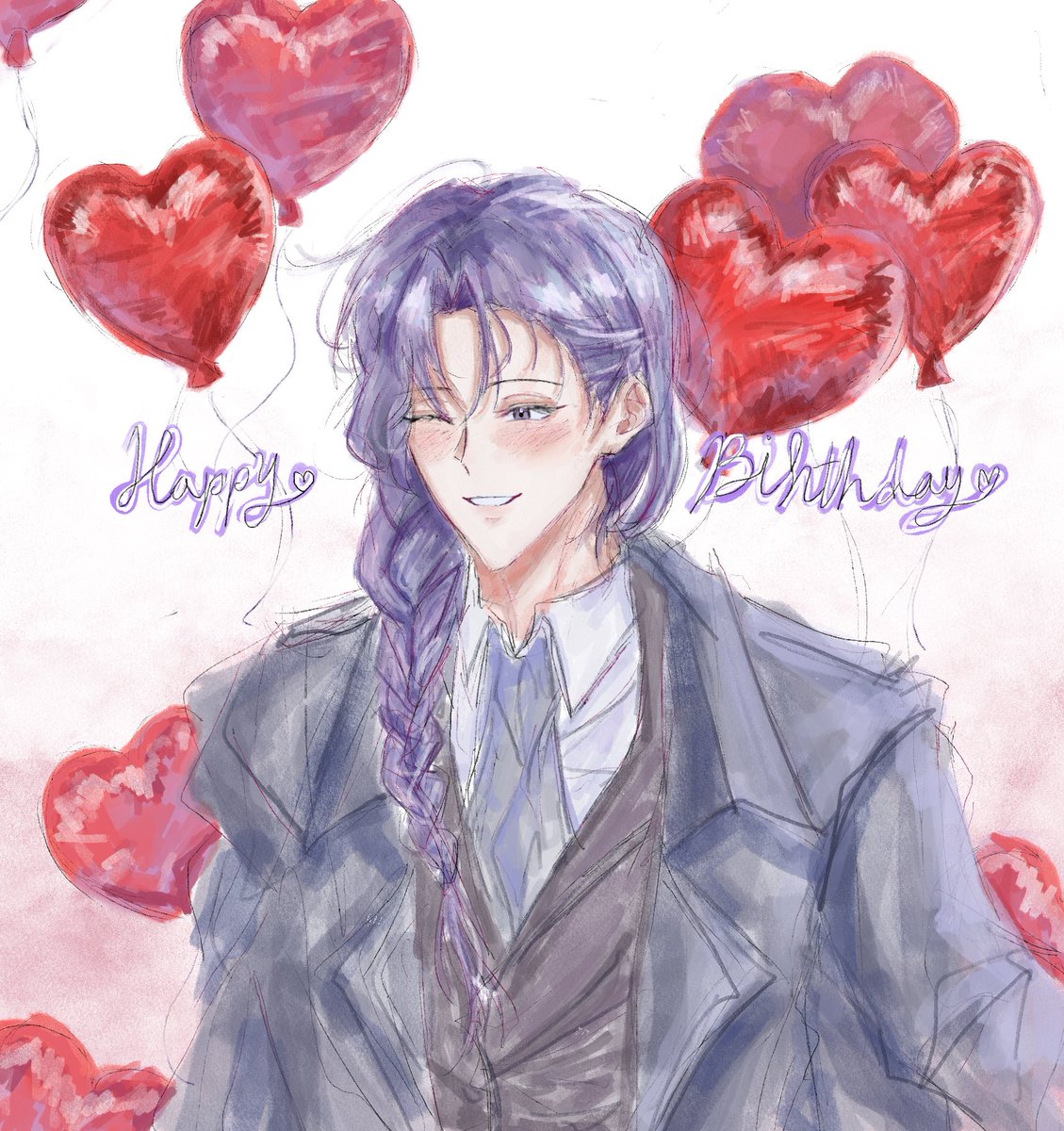 #저그인
#제국의_보라색_꽃은_지지_않을지니
#노을의_끝은_보랏빛으로_장식되니
아슬아슬 세이프
공작님 생일 축하해요~~