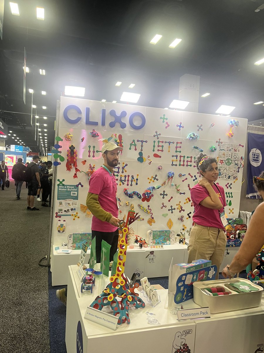 Have you seen <a href="/My_Clixo/">Clixo</a> ? These are so cool! Perfect for sparking creativity in the classroom or #makerspace. Had fun tinkering with these at #ISTELive25.