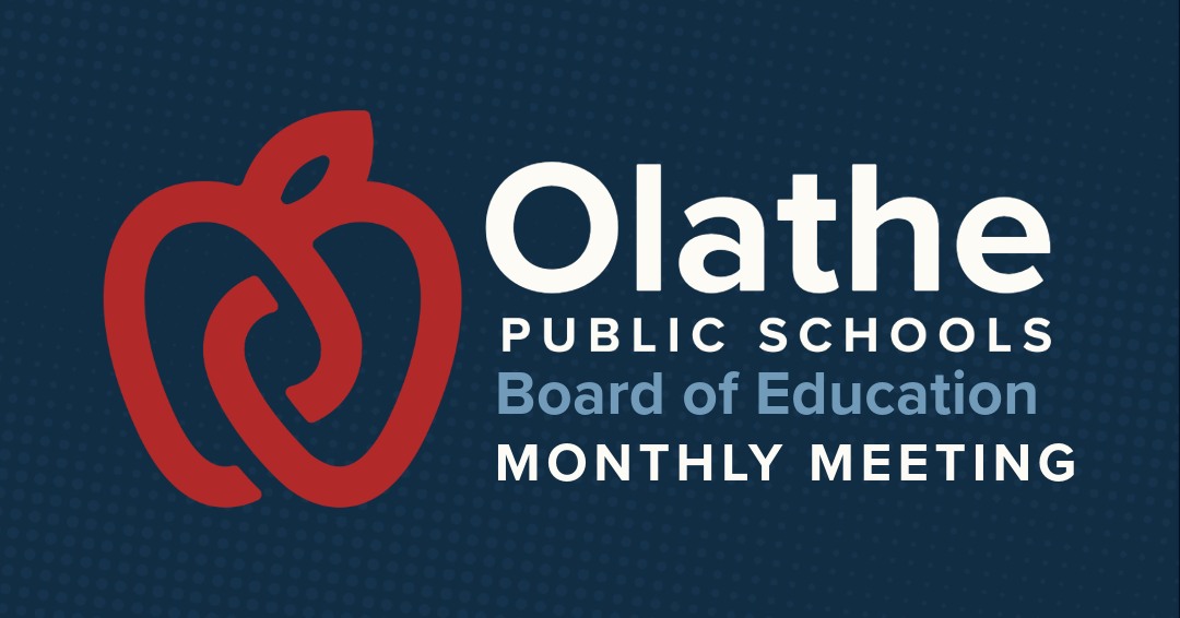 🍎 The Olathe Public Schools Board of Education will hold its regular monthly meeting this Thursday, July 10th. For meeting information, visit: bit.ly/3W0UgGa. #OPSMakeTodayCount