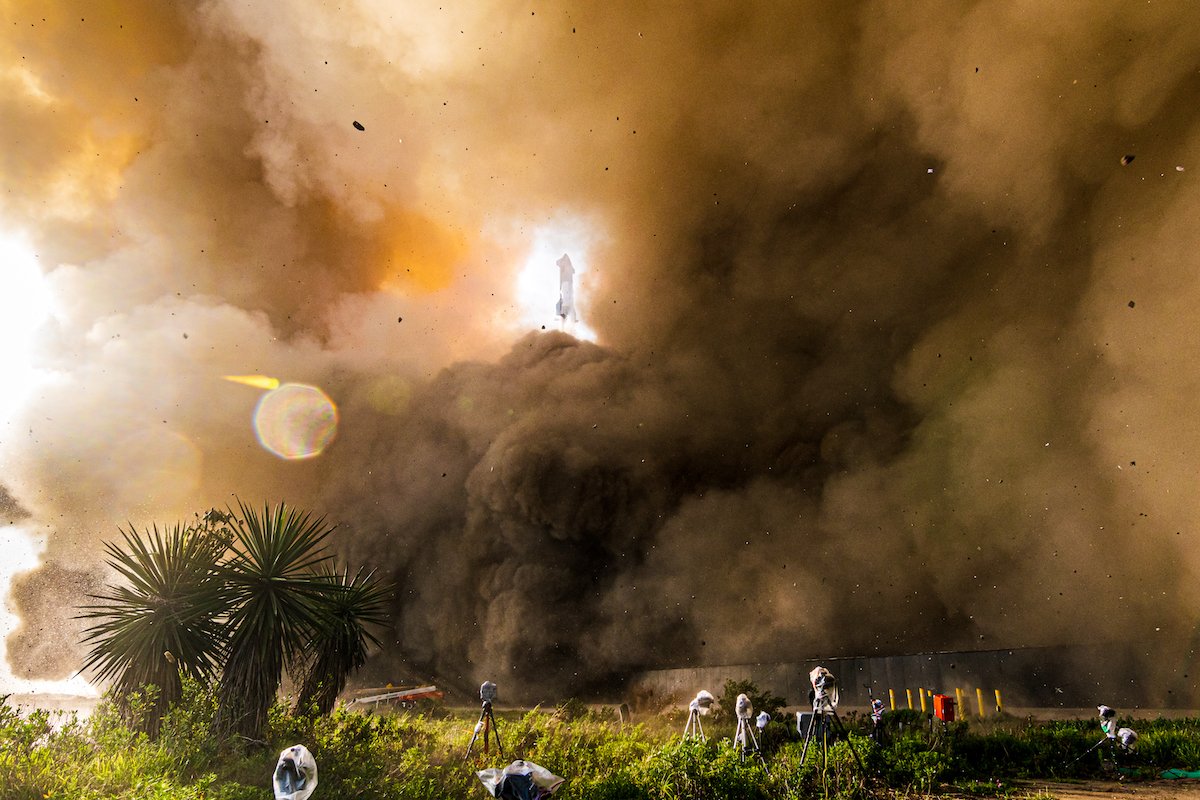 2025 Global Spaceflight Photo Contest.  5 Categories. 
Halfway through the year, save your shots!  spacepoint.org/spc 

We all knew the world changed on 4/20.  Our first contest winner captured the history and fury of the moment.  IFT1.

Credit:  John Pisani