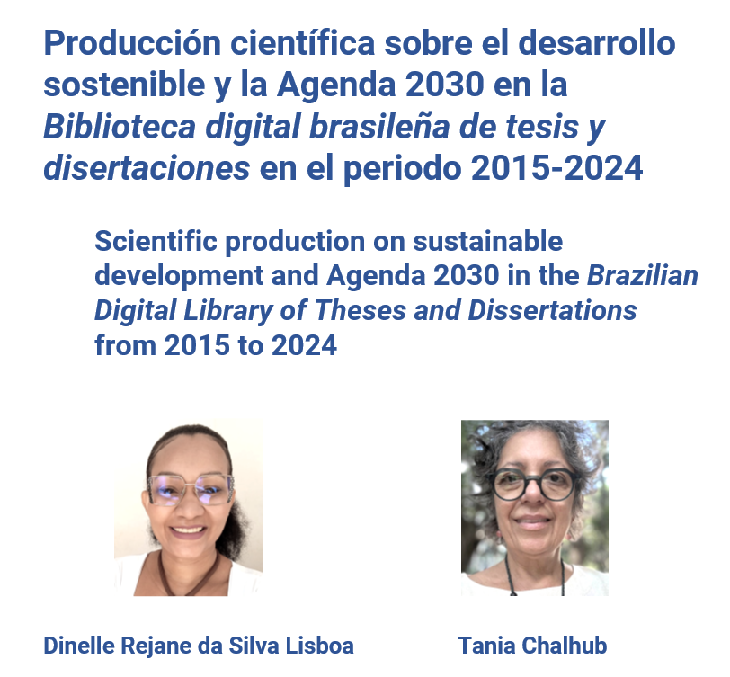Producción científica sobre el desarrollo sostenible y la Agenda 2030 en la Biblioteca digital brasileña de tesis y disertaciones 2015-2024 por Dinelle R. S. Lisboa,Tania Chalhub en #revistainfonomy
doi.org/10.3145/infono…
#Produccióncientífica #Agenda2030 #Desarrollosostenible