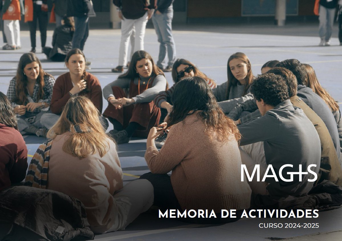 Ya puedes leer la memoria MAG+S 2024-2025
Todo lo vivido este curso ha estado atravesado por Su Espíritu: en los encuentros, las búsquedas, las decisiones, las dificultades y los frutos.
Gracias por formar parte 🙌 #BEMAGIS
🔗 magis.es/memoria-24-25/