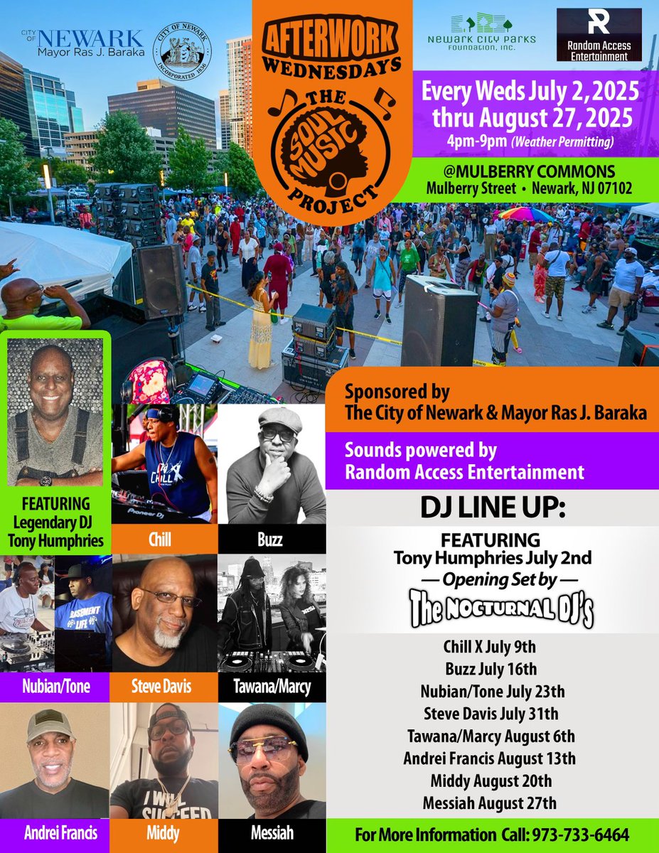 Today! Set time 7pm 
Mulberry Commons  Newark , NJ