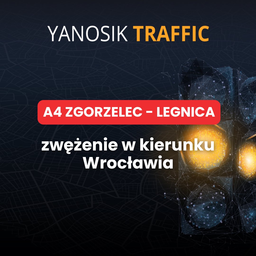 yanosikpl's tweet photo. #A4 Zgorzelec – Legnica #utrudnienia ruchu spowodowane wymianą płyt betonowych w ciągu A4 (w pobliżu węzła Krzywa). Zwężenie prawostronne w kierunku Wrocławia. Ograniczenie prędkości do 60 km/h. Do 11.07. https://t.co/vBgZ2IyhcK