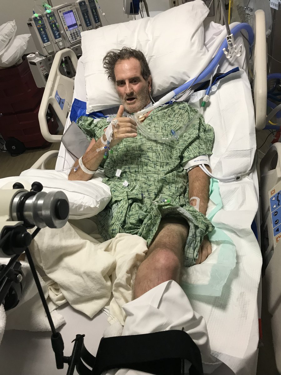 5  weeks on a ventilator took him from 220 lbs to 105 lbs.  Came out of a 28 day coma fully paralyzed. But the miracle could not be missed. COVID, A LOVE STORY is my memoir of how it took a community to save his life: mariabrophy.us1.list-manage.com/subscribe?u=93…