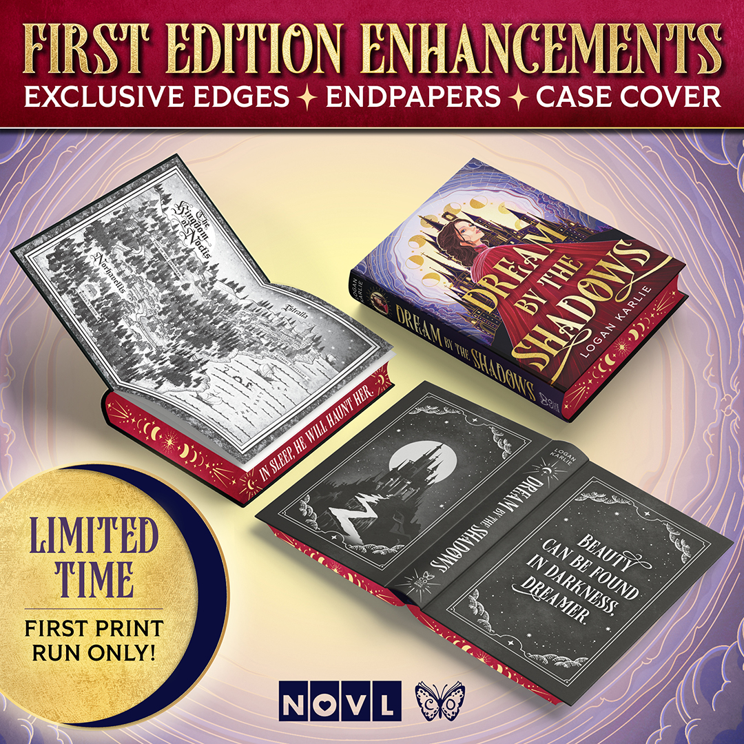 theNOVL's tweet image. UGH, i'm OBSESSED with this edition of Dream by the Shadows! Have you preordered your copy yet?
thenovl.com/landing-page/n…