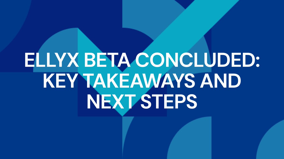 Ellyx Beta Concluded:
Out of 100 testers, only 25 completed the process — caution remains high in the crypto space.
✅ Platform performed flawlessly
🤝 We’re backed by trusted global partners
🔜 Next: building trust, legal updates, growth

Read the full recap and what’s next for