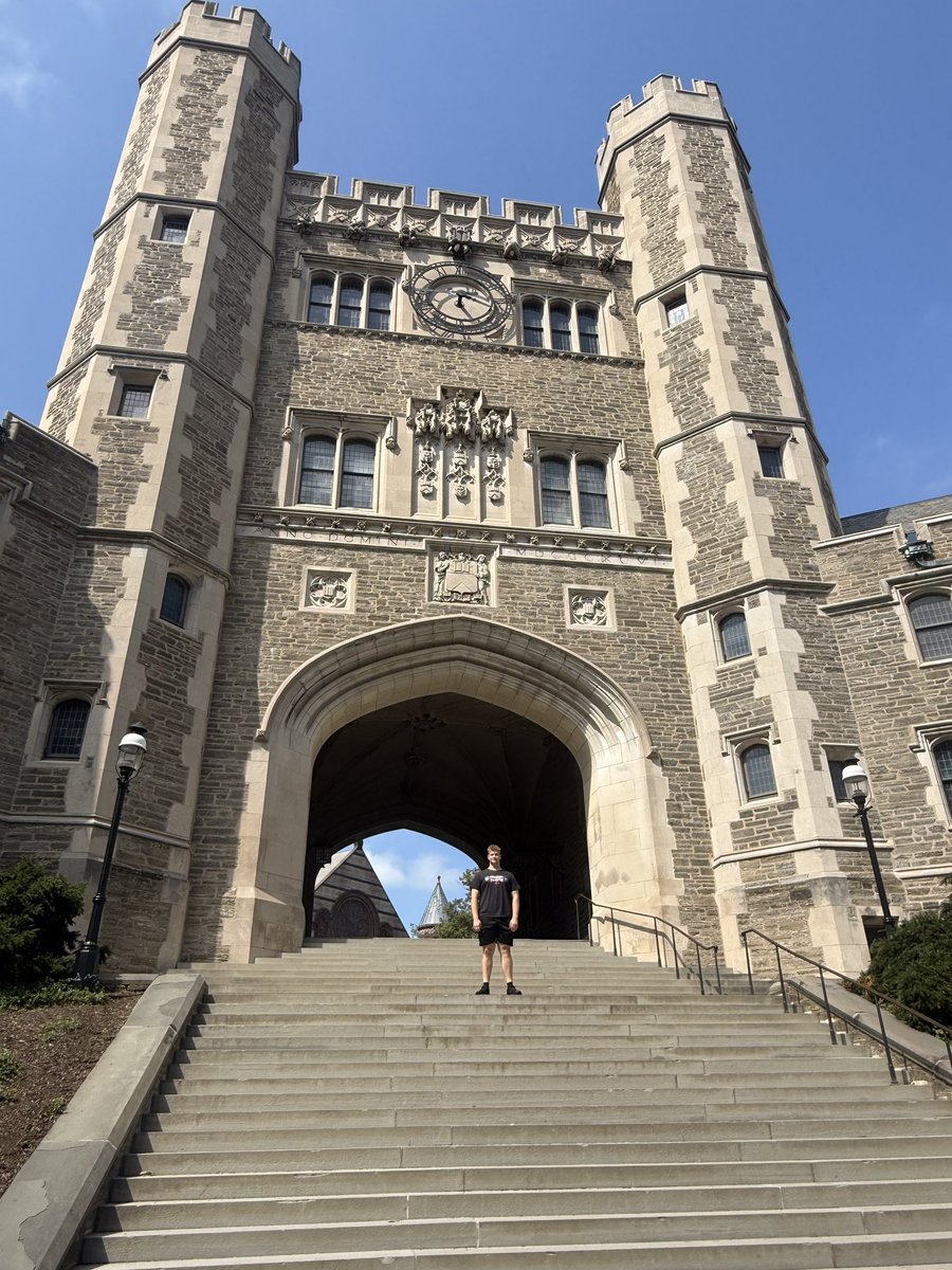 CollinR2026's tweet photo. I had a great time at @PrincetonFTBL I attended their lineman camp Sunday. I learned a lot from @CoachCuevas78. Thank you to the coaches and staff. https://t.co/mJZyXoR3m9