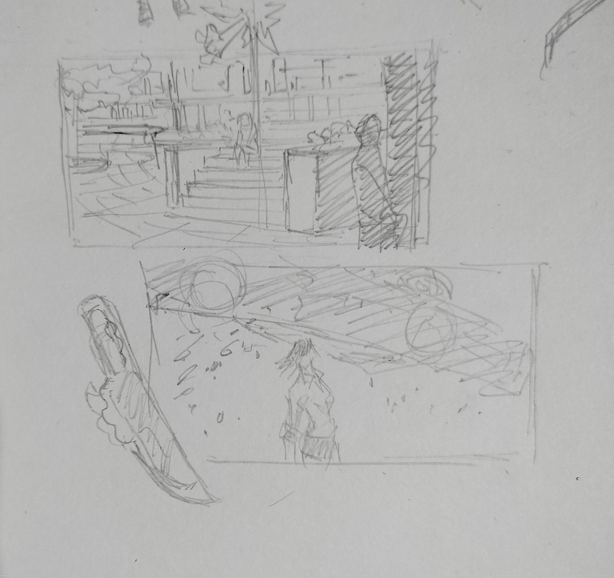 Sandeepsundi3's tweet photo. "Every frame tells a story. These are just the quiet before the chaos. 🎬✏️"
Gritty pencil sketches straight from my sketchbook —
Urban noir vibes, anime-style storytelling.

Which panel hits you the most?

#ArtistOnX #Sketchbook #AnimeArt #MangaStyle #OCart #StoryboardArt https://t.co/imgAWOkKg4