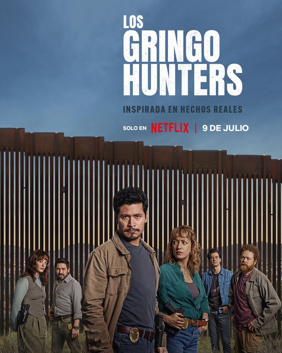 Ellos tienen una misión: atrapar fugitivos estadounidenses en la frontera de México. 🚨🇲🇽 La serie "Los Gringo Hunters" llega este 9 de julio a Netflix.