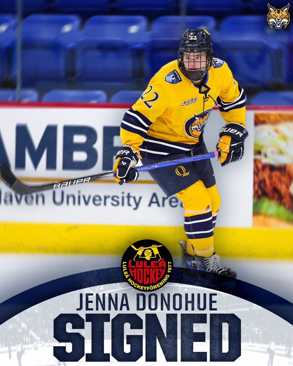 Donny has signed in the SDHL with Lulea HF!

#BobcatNation x <a href="/LuleaHockey/">Luleå Hockey</a>
