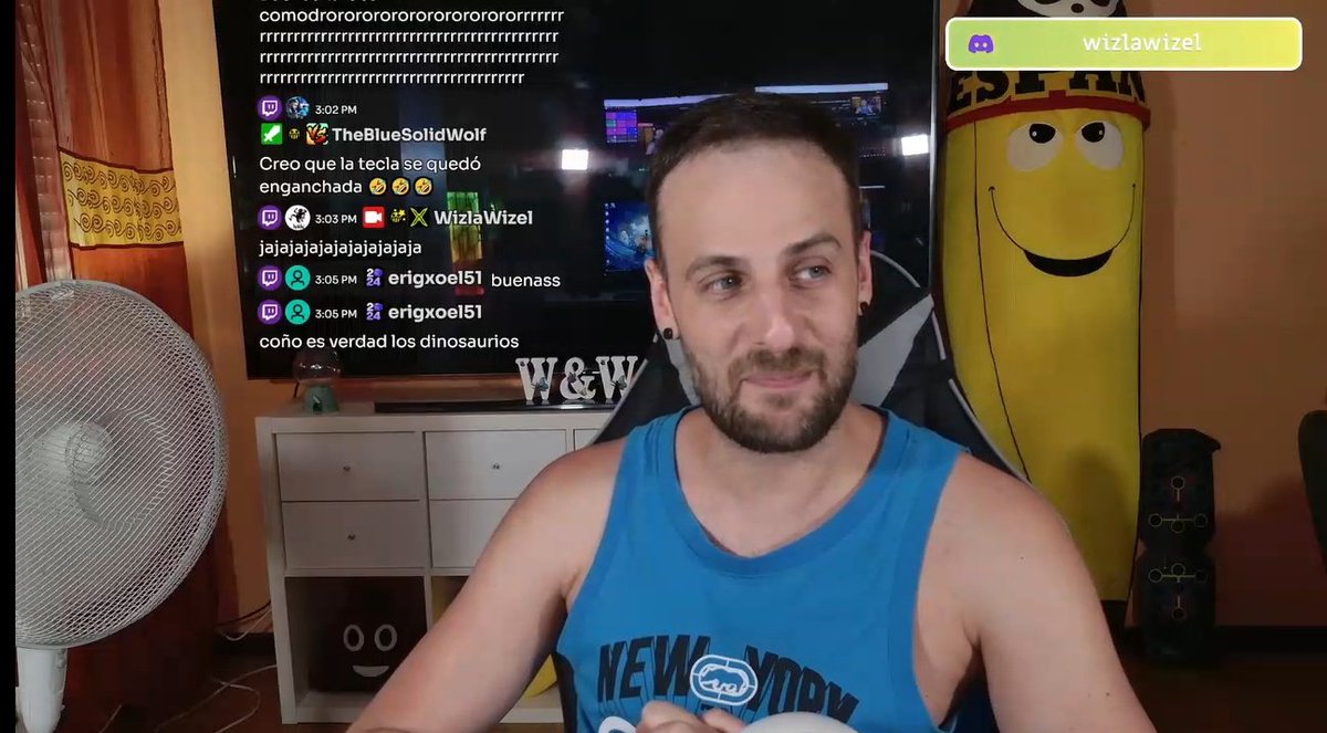 Un nuevo directo de <a href="/WizlaWizel/">Wizla&Wizel</a>; con <a href="/rdjstyle/">ℝ𝔻𝕁</a> ante su séquito de delincuentes <a href="/Roberto_Iborra/">Roberto Iborra Espi</a> <a href="/Maurokeiou137/">Mauro</a> <a href="/KingKisameSSJ/">Migue (ACMania 5 Aniversario)</a> <a href="/BlueSolidWolf/">The Blue Solid Wolf</a> y más delincuencia.

Directo #JustChatting  y continuamos  la aventura de #FinalFantasyIX.