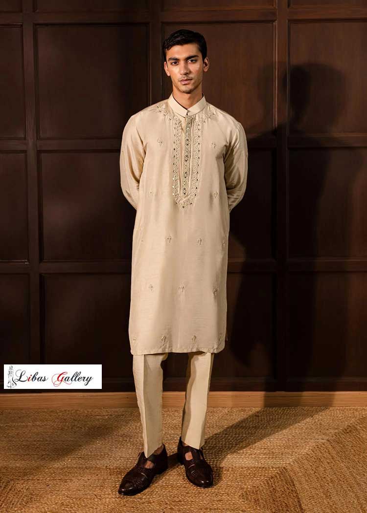 DesignerBridals's tweet image. Oat Shade Male Event kurta with sheesha and Dori work Aztech paired with matching pants create story in party event Maryland Annapolis Baltimore Massachusetts USA libasgallery.com/products/embro… 
#pakistanikurta #kurtadesigns #menkurta #kurtaembroidered #designerkurta