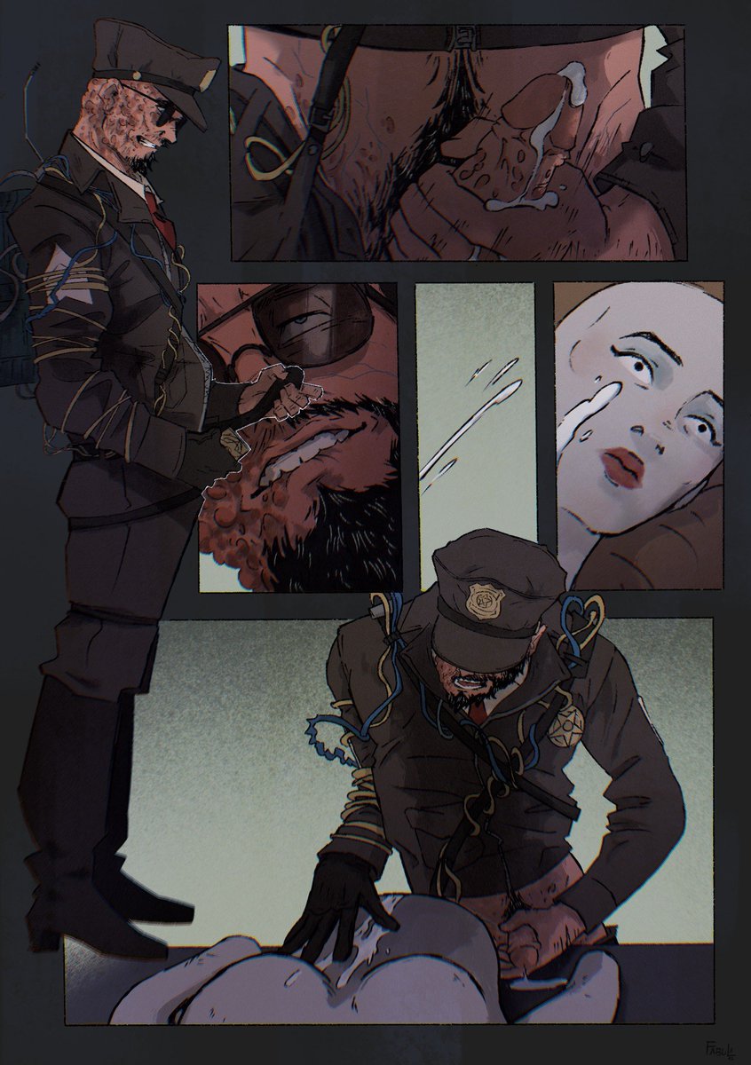 Fabula42's tweet photo. Full comic all together. 
Thank you for the support 🙌 I'm happy you enjoyed this silly thing. Love you all 🫰🏻♥️
#lelandcoyle #TheOutlastTrials #Outlast https://t.co/MSa0XjfcEV