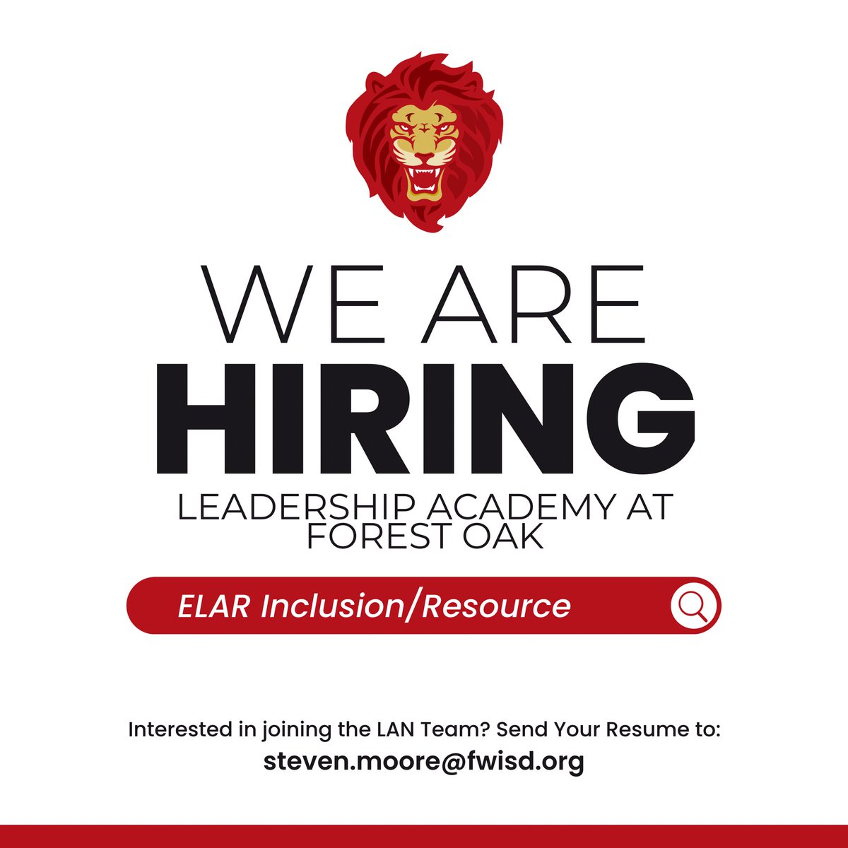 LANschools's tweet image. We’re Hiring!
Our campuses are expanding and we are searching for outstanding educators to fill these positions:
🎭 Theatre Teacher @LALeonardMS
📖 Dyslexia Teacher @laloganfwisd
✍️ ELAR Inclusion/Resource Teacher @laforestoak
Send your resume and apply today!