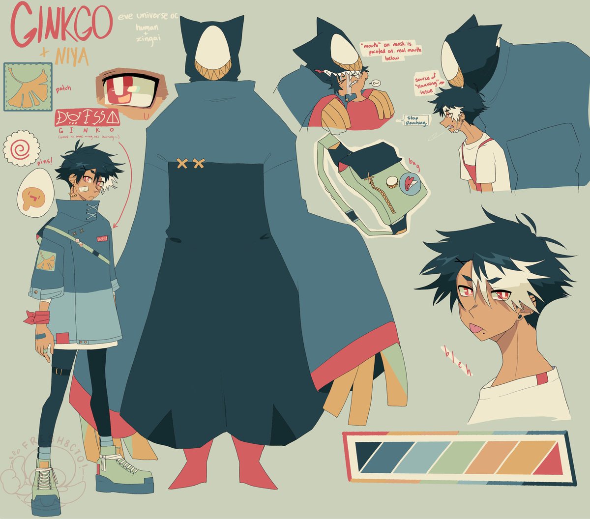 fresh8cto's tweet image. some ref sheets for artfight this year :]