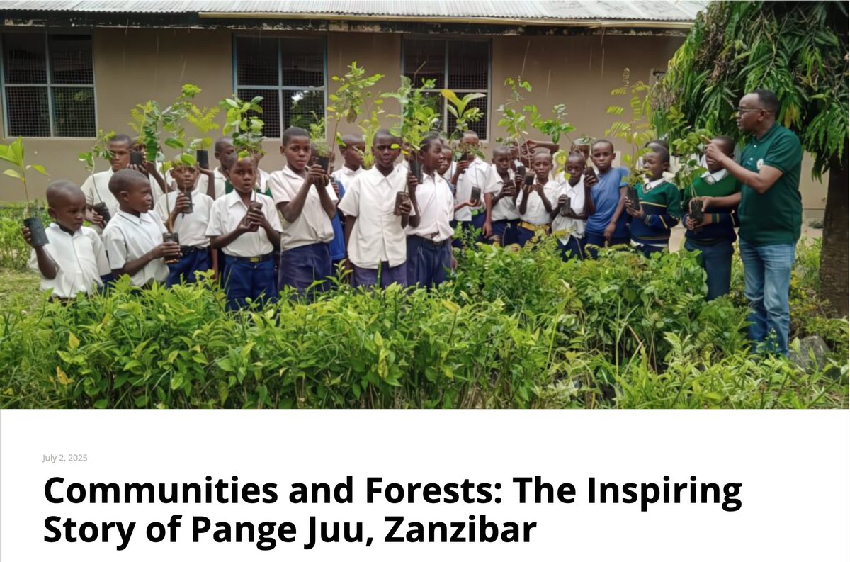 This community in Tanzania is conserving their local forest as an important resource and source of sustainable livelihoods. 
communityleadersnetwork.org/communities-an…