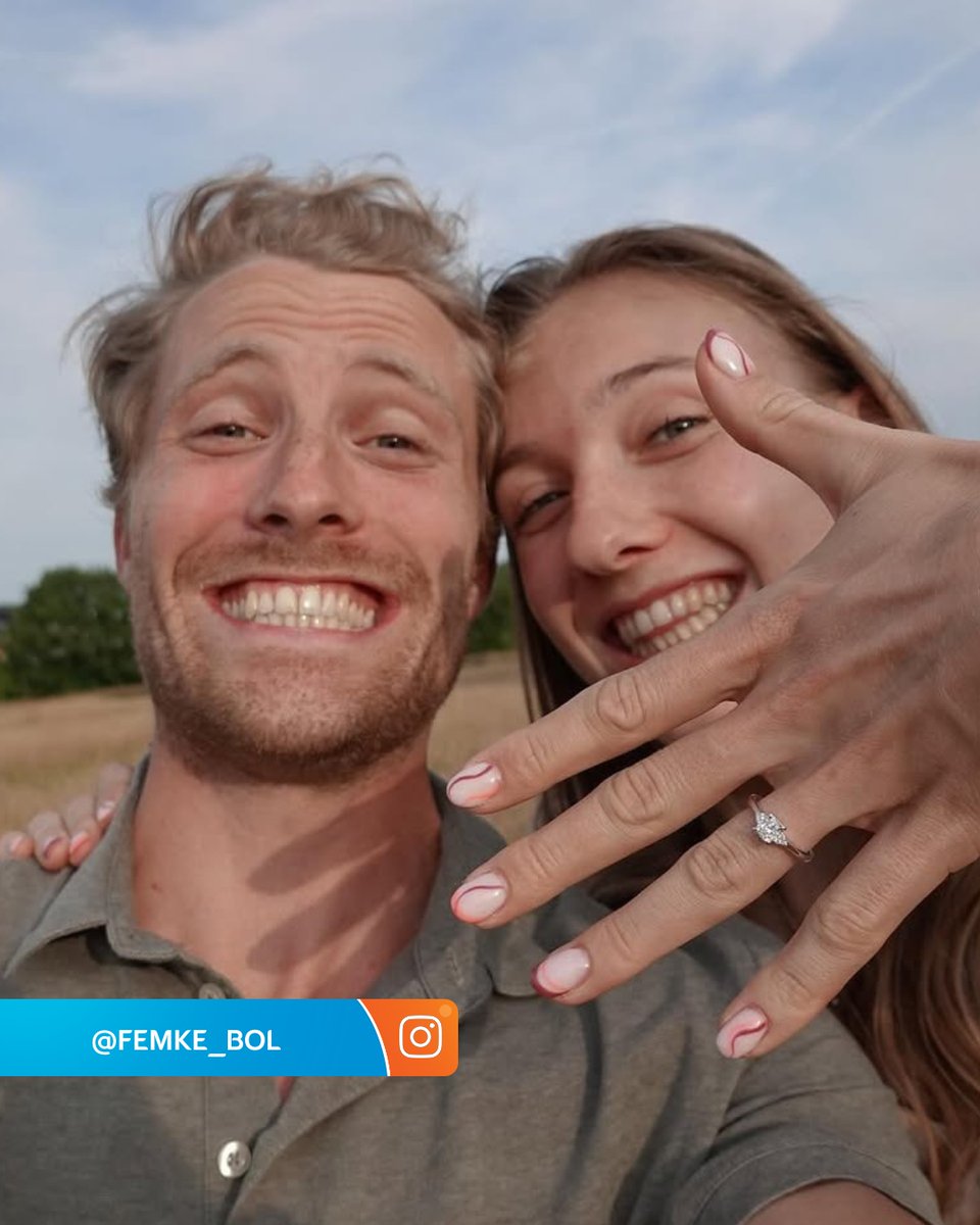 Congratulations, Femke &amp; Ben! 🥹💍
