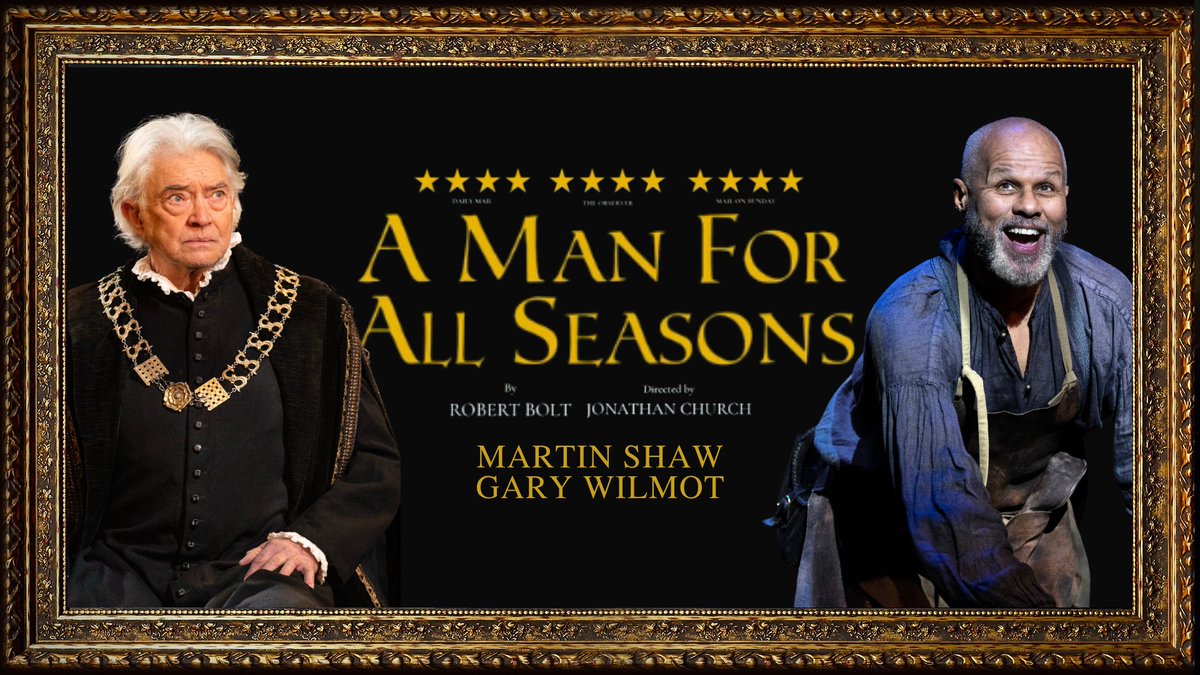 SEE IT IN YORK - the only city in the north of the UK to be showing this award-winning play.  Martin Shaw stars as Sir Thomas More ✨Tue 29 July - Sat 2 Aug
<a href="/VisitYork/">✨ Visit York ✨</a> <a href="/thetudortimes/">Tudor Times</a> <a href="/yorkcivictrust/">York Civic Trust</a> <a href="/TudorsDynasty/">Tudors Dynasty & Beyond</a> <a href="/WhatsOnStage/">WhatsOnStage</a> <a href="/yorkgin/">York Gin</a> <a href="/BBCYork/">BBC York</a> <a href="/theyorkmix/">YorkMix</a>