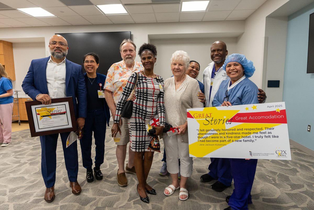 Last week, UMMC proudly recognized clinical staff and team members for their dedication to compassionate care. At the latest “Great Stories” event, UMMC leaders from both campuses honored those making a lasting impact on patients' lives by going above &amp; beyond in patient care.