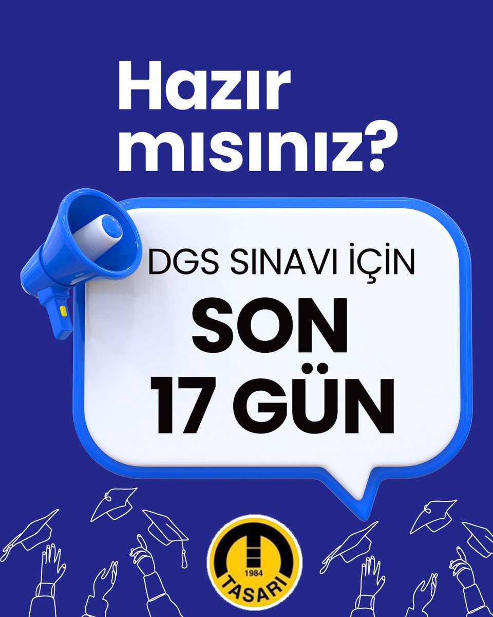 Hazır mısınız? DGS sınavı için SON 17 GÜN! #DGS2025 #SınavYaklaşıyor #tasarieğitim