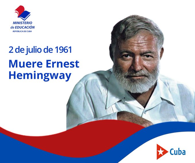 Ernest Hemingway uno de los escritores más importantes del siglo XX. Residió en Cuba durante muchos años, en la Finca Vigía, .
#CubaViveEnSuHistoria #CubaMined