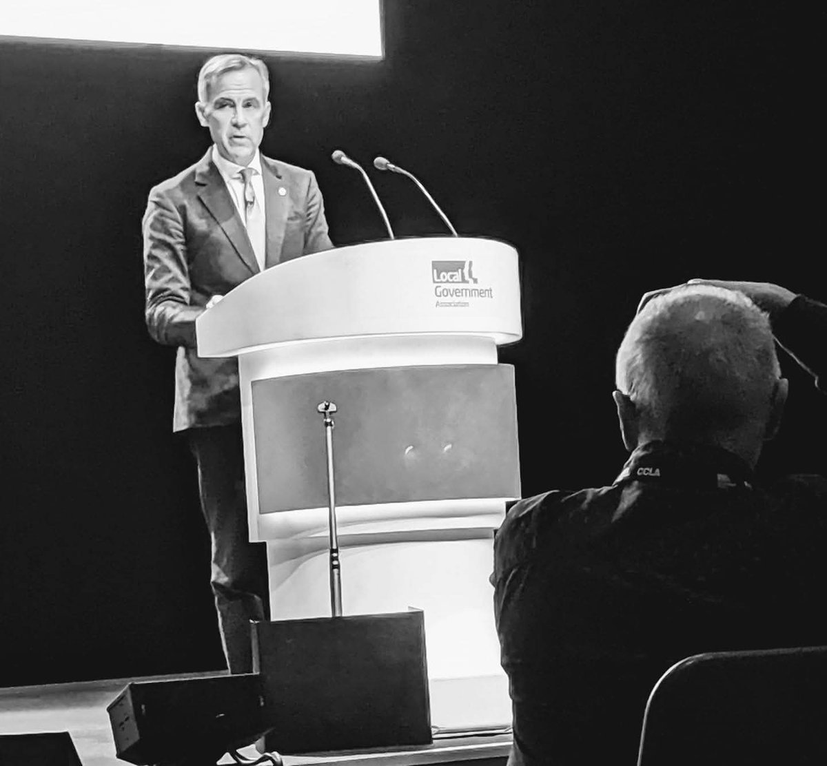 MorrisBrightMBE's tweet image. This day six years ago, 2019 ... Mark Carney, Bank of England Governor, addressing the Local Government Association conference about the state of economy. I wonder whatever happened to him? #lgaconf2025