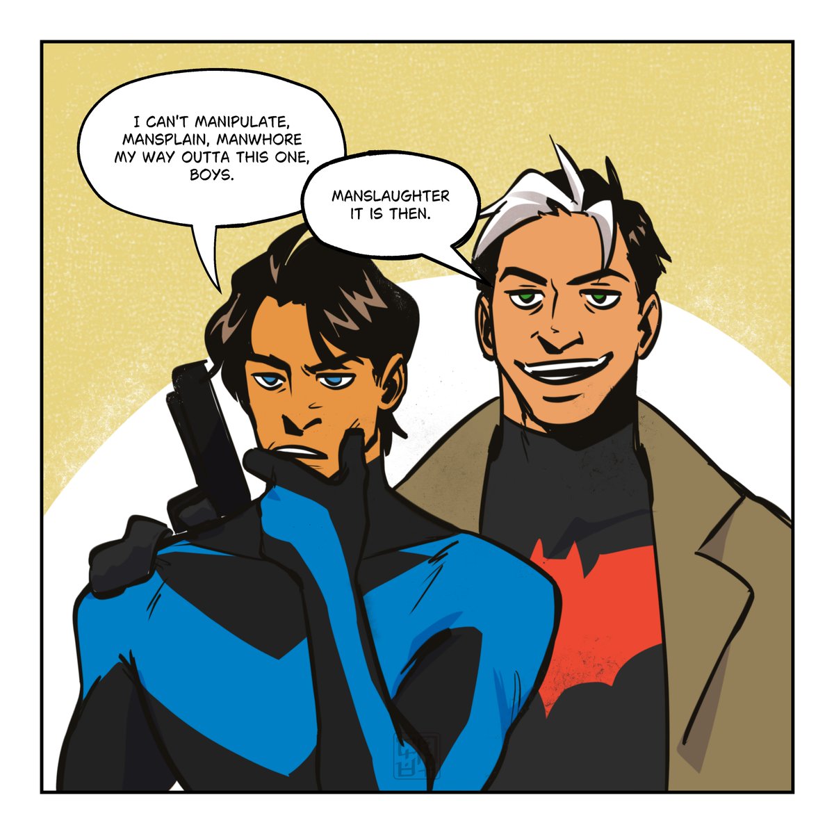 romankvn_'s tweet photo. posting this before my computer deletes it 
#Nightwing &amp; #RedHood my beloveds https://t.co/cTDBPuVTJT