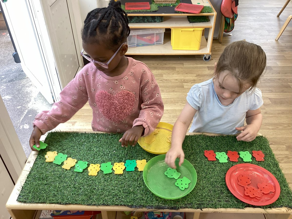 BVCSchool's tweet image. This week our F1 children have been reading Missing Richmond by Patrick Corrigan. The children noticed the lighthouse had a red and white repeating pattern. Our children worked very hard creating their own repeating patterns in a variety of ways. We are so very impressed!