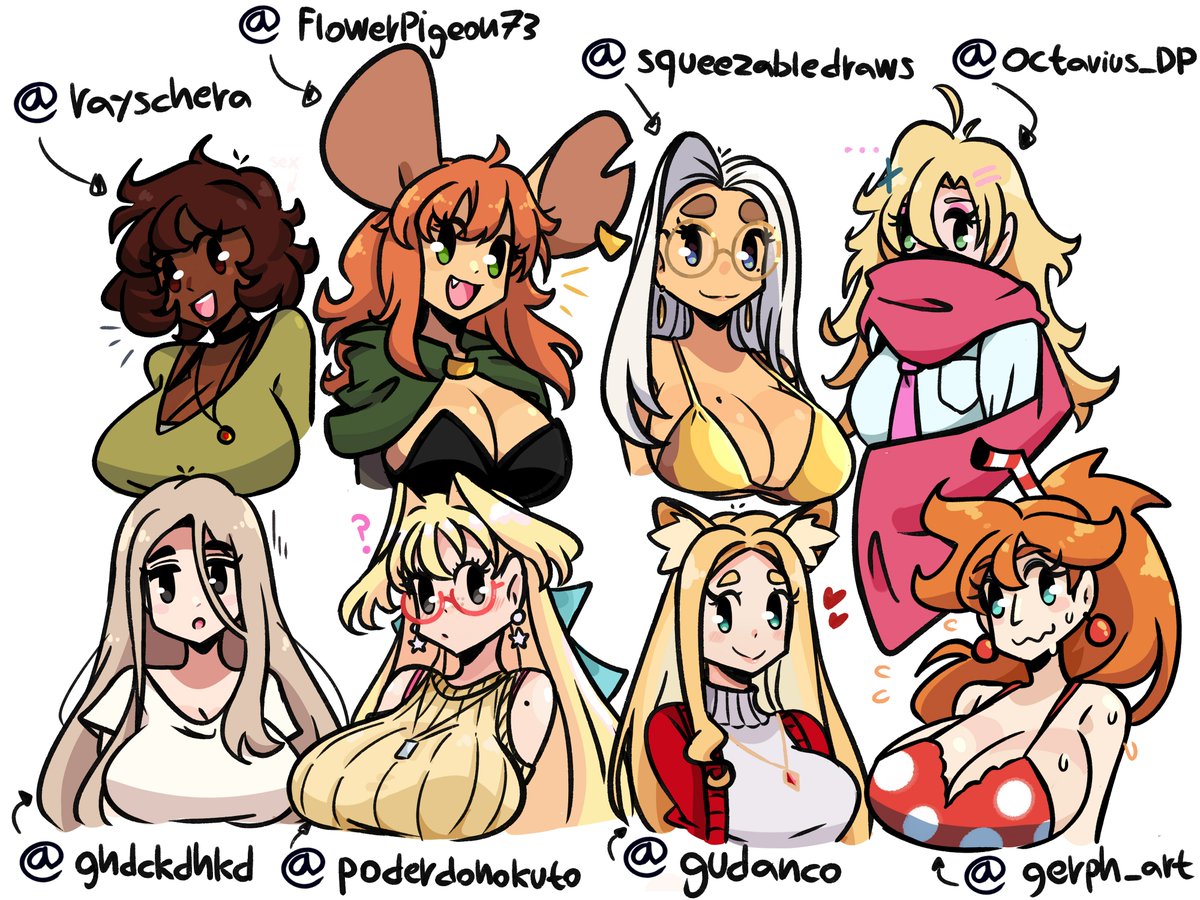 twentieth time I drew some cool OC's