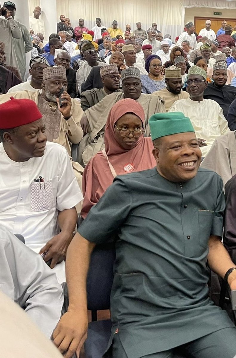 PO_GrassRootM's tweet photo. Mrs. @AishaYesufu at Yar’Dua Centre Abuja attending the coalition meeting. https://t.co/62zd6ARnIw