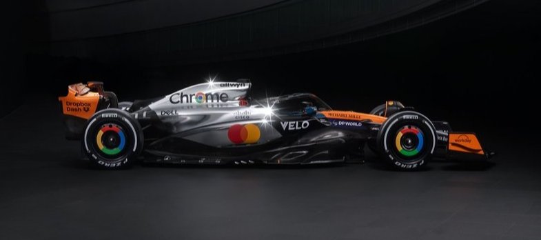 FerrariDailyPL's tweet photo. 𝐑𝐢𝐯𝐚𝐥 𝐰𝐚𝐭𝐜𝐡⚔️
McLaren zaprezentował swoje specjalne malowanie na GP Wielkiej Brytanii: ⤵️
Jak byście je ocenili w skali 1-10? 🤔
#F1PL #BritishGP #ElevenF1 https://t.co/InuP2StPnq