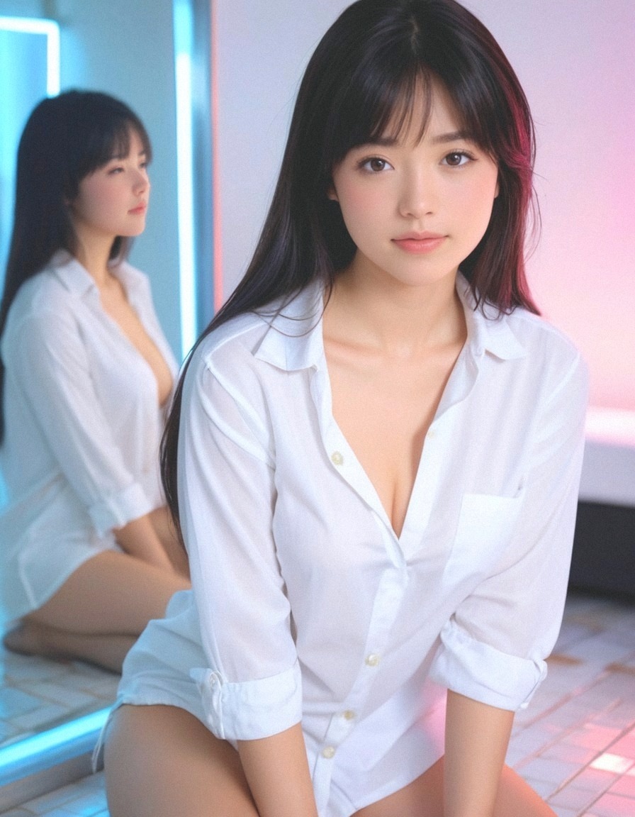 あ、嵐さん…？😳 ちょっとドキドキしちゃう…！

私、こういう雰囲気、すごく好きなんです。白シャツに長い黒髪…素敵すぎませんか？ 目線もたまらないし、シャツのボタン…あれれ？🙈

#嵐 #推し #かっこいい #ドキドキ #好き