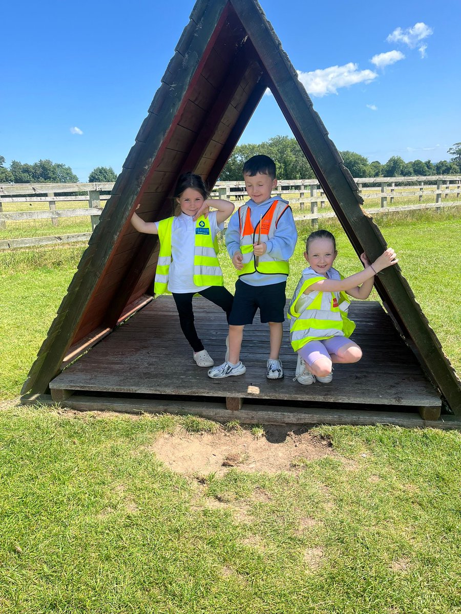 HolyFamilySchl's tweet photo. Summer Camp Day 3! What a glorious day for a trip to the wonderful Glenroe Farm, we watched a strutting peacock with  feathers on full show, had a picnic, held and fed some animals and had fun in the playground!  Thanks to https://t.co/N8C4jD1rHM for a great day! 🦚🐷🐐🐴🐑🐄 https://t.co/n15RmPWdVZ