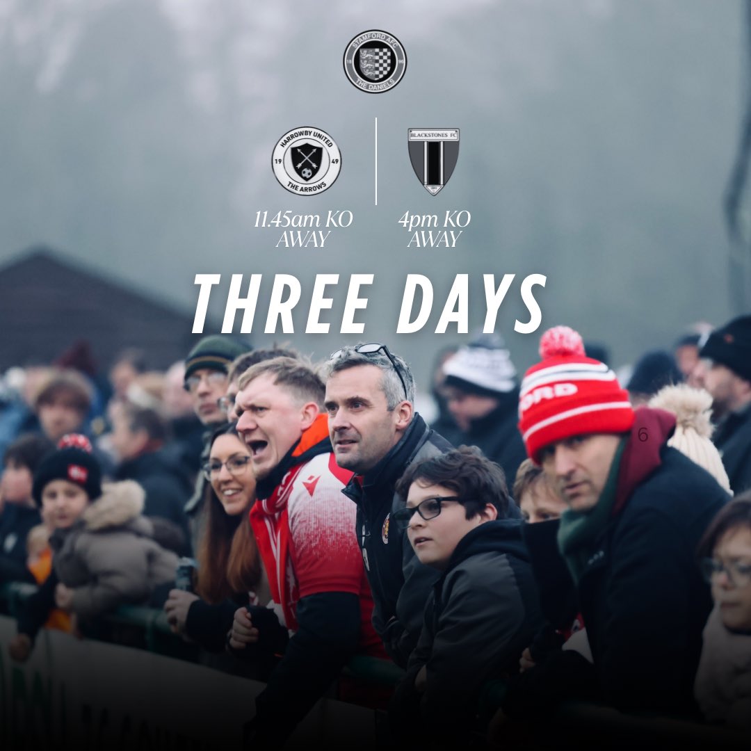 Stamford AFC (@stamfordafc1896) on Twitter photo ๐๐๐ ๐๐ฒ๐ฒ๐ธ๐ฒ๐ป๐ฑ ๐ฎ๐ต๐ฒ๐ฎ๐ฑโฆ ๐
Back to back away days this Saturday as we take on Harrowby Utd and Blackstones.
Plenty of chances to get a look at the new look Drury side in action.
Harrowby ๐๏ธ ยฃ5/ยฃ4/Free
Blackstones ๐๏ธ ยฃ6/ยฃ4
Hands up if youโll be there! ๐๐ผโโ๏ธ๐๐ปโโ๏ธ ๐๐๐ ๐๐ฒ๐ฒ๐ธ๐ฒ๐ป๐ฑ ๐ฎ๐ต๐ฒ๐ฎ๐ฑโฆ ๐
Back to back away days this Saturday as we take on Harrowby Utd and Blackstones.
Plenty of chances to get a look at the new look Drury side in action.
Harrowby ๐๏ธ ยฃ5/ยฃ4/Free
Blackstones ๐๏ธ ยฃ6/ยฃ4
Hands up if youโll be there! ๐๐ผโโ๏ธ๐๐ปโโ๏ธ