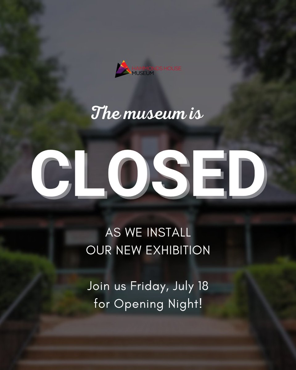 Our doors are closed as we make way for what’s next 👀✨🎨

Join us Friday, July 18th for the opening night of “Black Zeitgeist: Atlanta, the visual arts, and the National Black Arts Festival”.