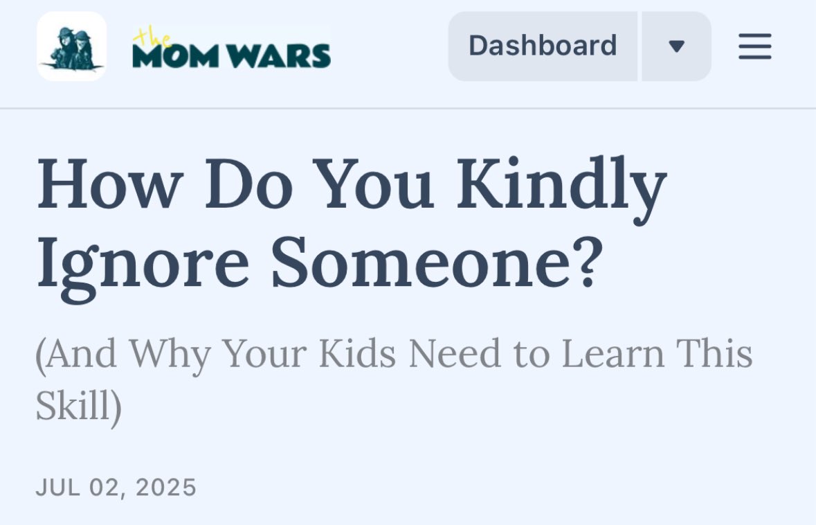 Bethany S. Mandel (@bethanyshondark) on Twitter photo Thank you <a href="/5sweetharts_/">Kit Hart, American Girl</a> for writing for us at <a href="/TheMomWars/">The Mom Wars</a>! It’s already one of the more popular pieces we’ve posted recently.
Read it (and subscribe!): themomwars.substack.com/p/how-do-you-k… Thank you <a href="/5sweetharts_/">Kit Hart, American Girl</a> for writing for us at <a href="/TheMomWars/">The Mom Wars</a>! It’s already one of the more popular pieces we’ve posted recently.
Read it (and subscribe!): themomwars.substack.com/p/how-do-you-k…