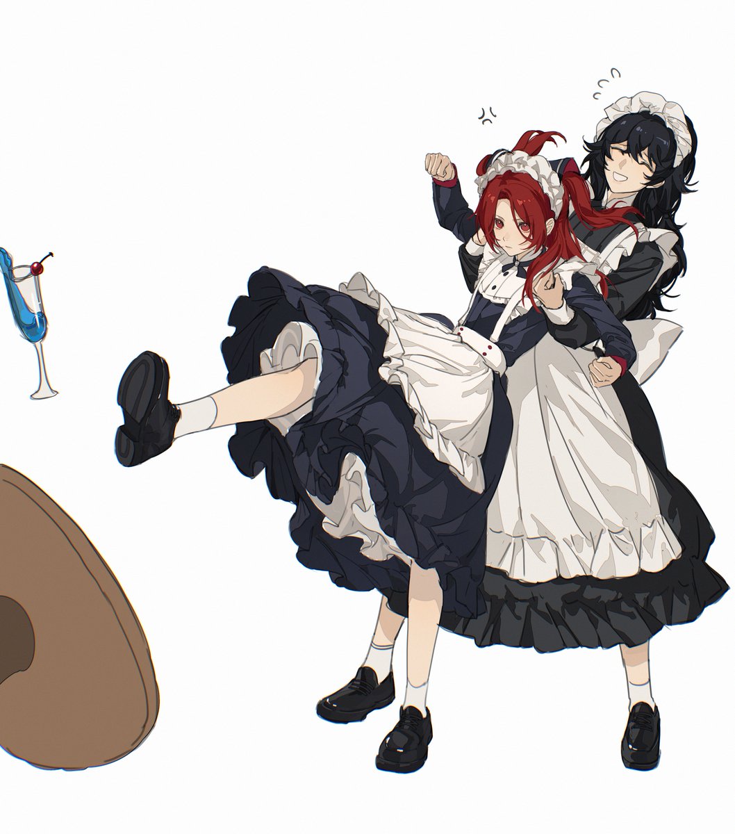 iroin11's tweet image. Wonder in maid cafe #P5X