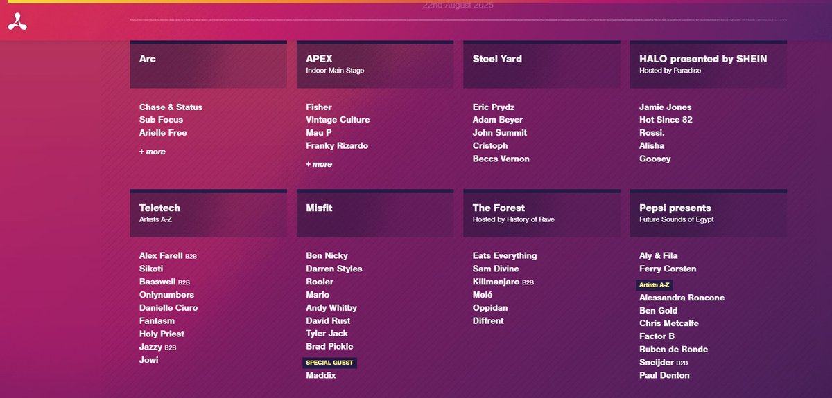 FSOEBirmingham (@fsoebirmingham) on Twitter photo Really hoping that <a href="/ericprydz/">Eric Prydz</a> & <a href="/alyandfila/">Aly & Fila</a> don't clash at <a href="/Creamfields/">Rockstar Energy presents Creamfields</a> next month.
Prydz takes priority every year for me :) Always my CF highlight! Really hoping that <a href="/ericprydz/">Eric Prydz</a> & <a href="/alyandfila/">Aly & Fila</a> don't clash at <a href="/Creamfields/">Rockstar Energy presents Creamfields</a> next month.
Prydz takes priority every year for me :) Always my CF highlight!