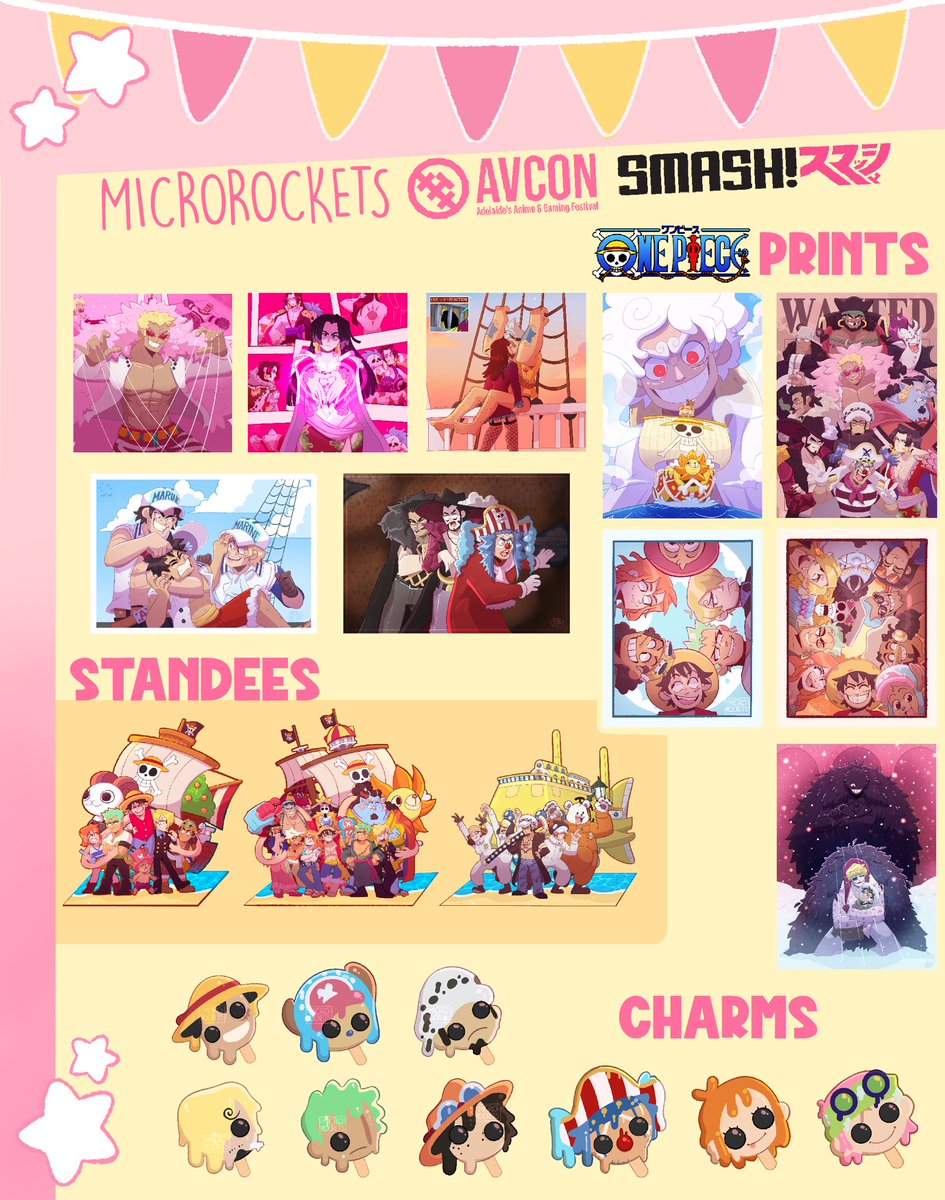microrockets's tweet image. omg HIII i will be at smash! and AVcon soon !!!! come and find me !!! catalogue below (and first reply) ๐๐ฉท