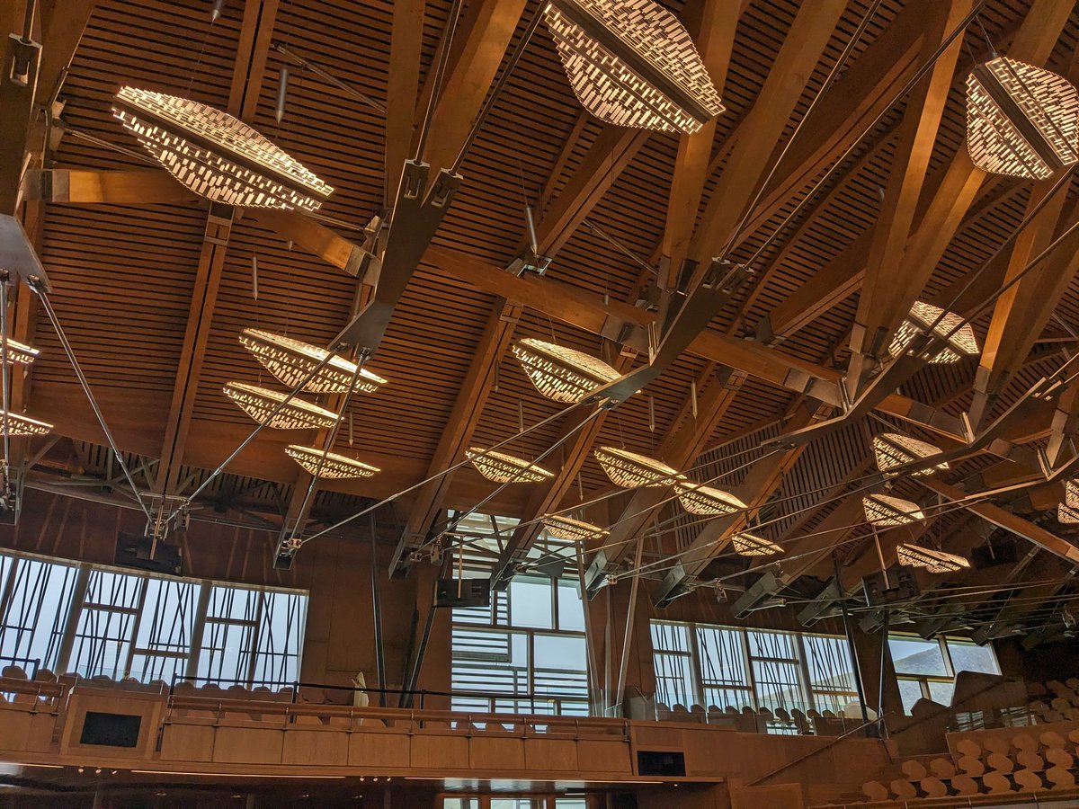 Toured the Scottish Parliament building today, a building where so many have fought and won on healthcare, voting rights, and education.