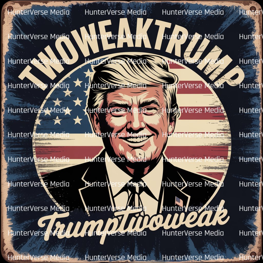 HunterInCrypto's tweet image. Mr. Two Weeks is TwoWeak #TwoWeakTrump - They look great on our shirts!
