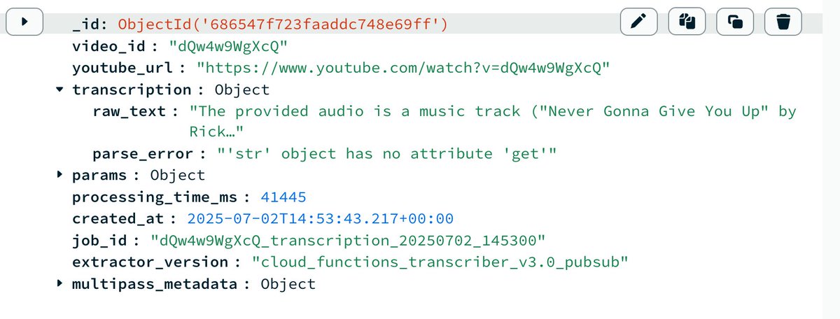 I'm pretty sure at the moment Claude Code is just trolling me... it keeps rickrolling the video processing pipeline I'm working on